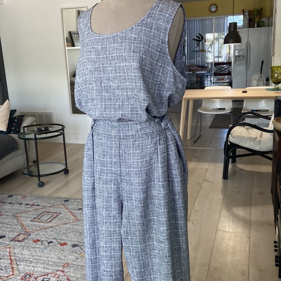 Ellen Tracy Linen pantsuite size XL - Picture 4 of 16